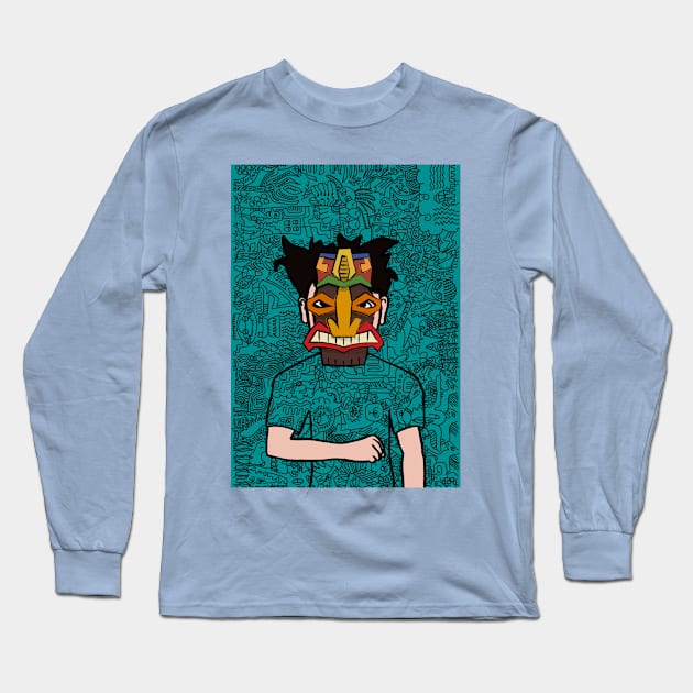 Wisdom Long Sleeve T-Shirt by Hashed Art